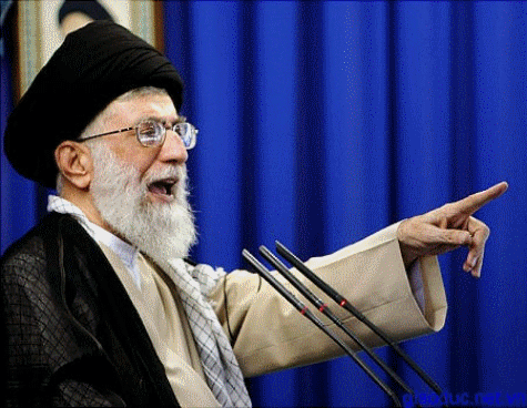 Đại giáo chủ Iran Ali Khamenei (Photo: internet, created by BN)
